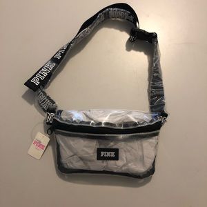 BNWT PINK See-Through Fanny Pack